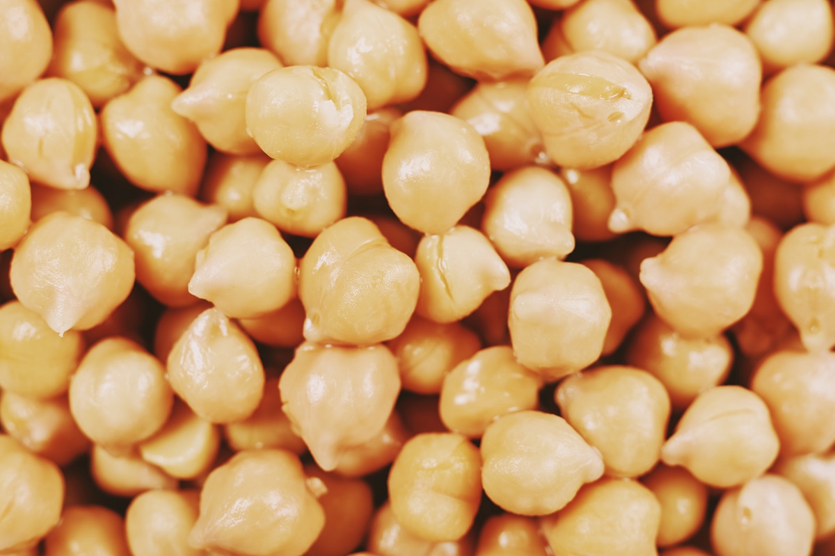 Pile Of Chickpeas Closeup